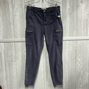 Size 31” Pistola Dark Gray Skinny Cargo Jeans EUC